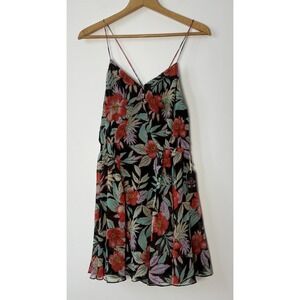 NWT FOREVER 21 Women Floral Spaghetti Strap Open Back Summer Mini Dress